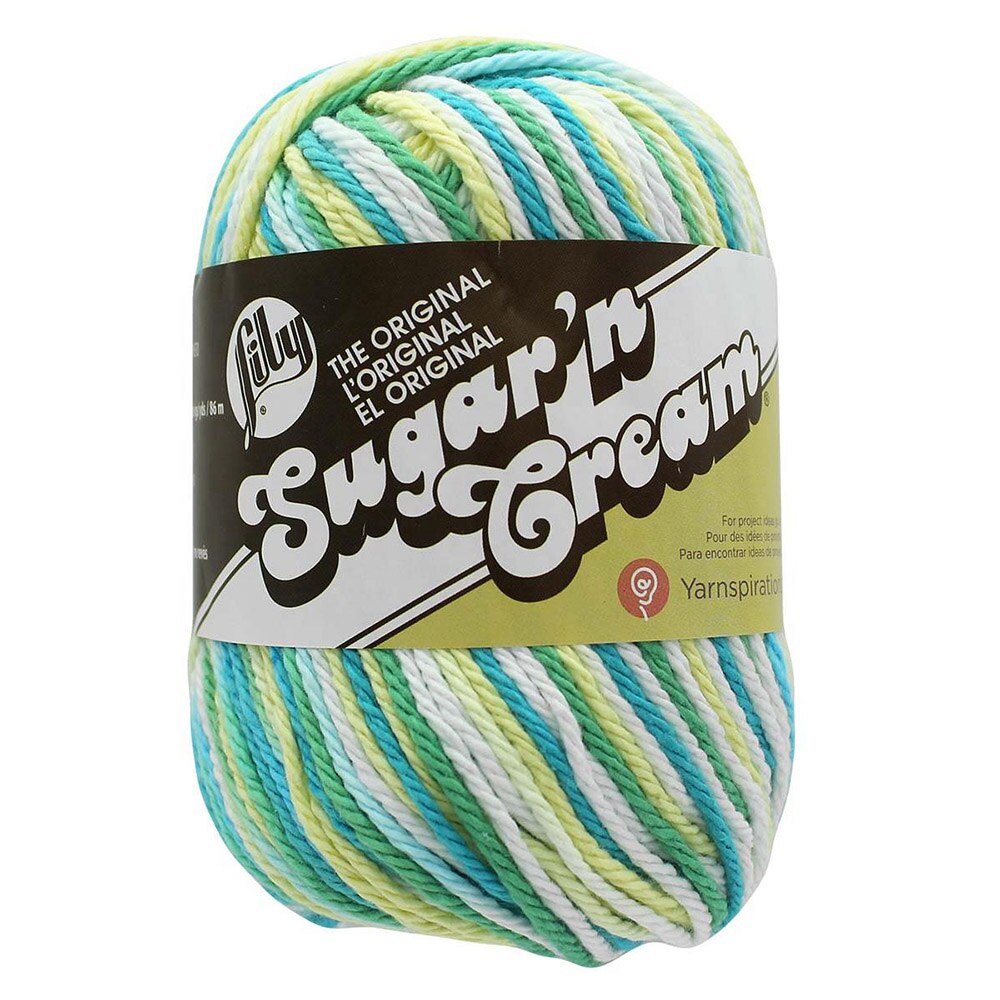 Twine/Thread/Cord, Cotton, Art & School, Spinrite, Sugar'n Cream, 100% Cotton, 4 ply, Yarn, 581216, Mod Ombre